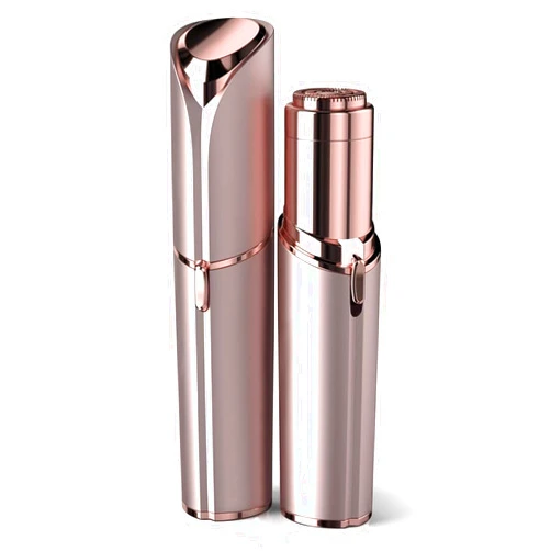 EVIEY Facial Hair Remover for Women - as Seen on TV Painless Face Shaver - Electric Hair Removal Device for Face Lips Peach Fuzz with Light (Rose Gold)