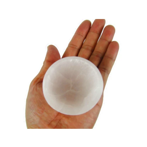 CircuitOffice Carved Selenite Bowl, 2 - 2.5