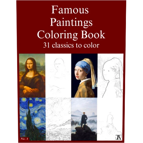 Manuel Alejandro Torres Herbonnieri,Haydee Andreina Albino Farreras Famous paintings coloring book: 31 classics to color.