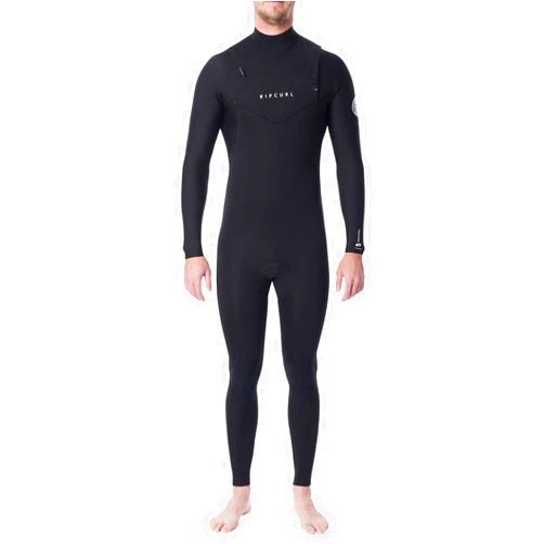 Rip Curl - Men's - Dawn Patrol Chest Zip 4/3mm Wetsuit Steamer - Black - Size S-XXL