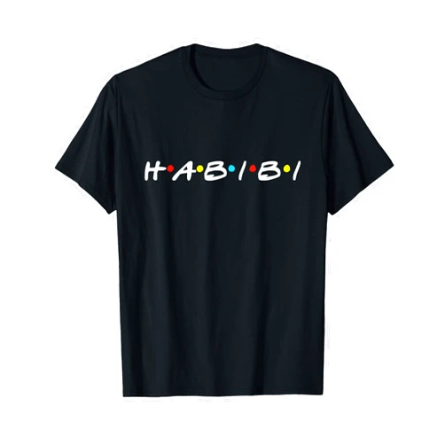 Aminex Design Habibi Funny Arabic Halal Meme Iconic Saying For Arab Friend T-Shirt
