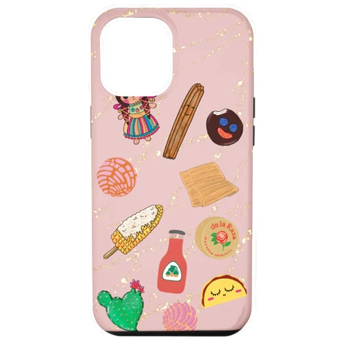 Mexican Phone Cases Food Gifts for Women iPhone 12 Pro Max Mexican Candy Conchas Tacos Churros Phone Case Tamales Case