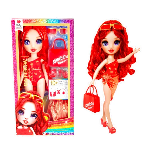 Rainbow High Swim & Style Ruby, Red 11