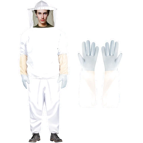 Xgunion Bee Suits Bee keeper Suit for Men Women Sting Proof Beekeeper with Glove &Ventilated Hood Bee Keeping Starter kit & Beekeeping Supplies