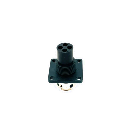 RATION For Souriau UTG0104P Panel Mount For Male Square For Flange Receptacle 4 Position Circular
