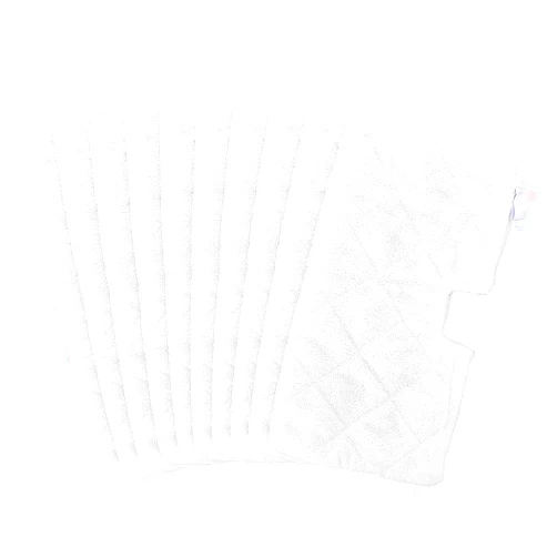Fushing 10Pcs Steam Mop Pads, Washable Microfiber Cleaning Steamer Replacement Pads for Shark Steam Pocket Mop Hard Floor Cleaner S3500 Series S3501 S3550 S3601 S3601D S3801 S3801CO S3901 SE450 S2901
