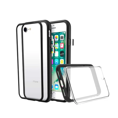 RhinoShield Modular Case Compatible with [iPhone Xs Max] | Mod NX - Customizable Shock Absorbent Heavy Duty Protective Cover 3.5M / 11ft Drop Protection - Black