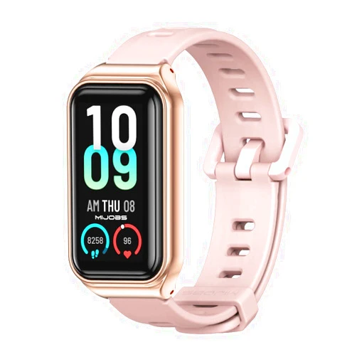 MIJOBS Strap for Amazfit Band 7 Silicone Replacement Strap Watch Wrist Band Smart Bracelet Accessories for Amazfit 7 Fit Band