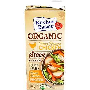 Kitchen Basics Organic Free Range Chicken Stock, 32 fl oz