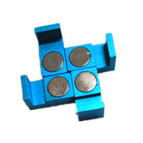 CwZhen CWZ (Blue) Magnetic Parallel Keepers Holders. Dual Magnets! Vise,CNC, Kurt - 4set