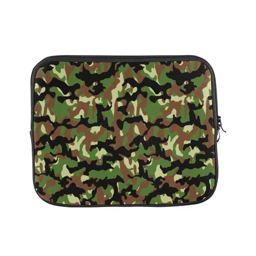 INTERESTPRINT Laptop Sleeve Bag Camouflage Millatry Print Notebook Computer Carrying Case Cover 17 Inch 17.3 Inch 17