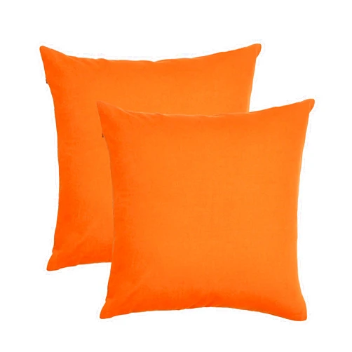 RELY+ Cotton Throw Pillow Covers Rust 18