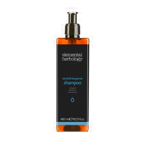 Elemental Herbology Neroli & Bergamot Shampoo – Sulfate-Free Hydrating Shampoo, Nourishing & Restorative Hair Cleanser, Vegan