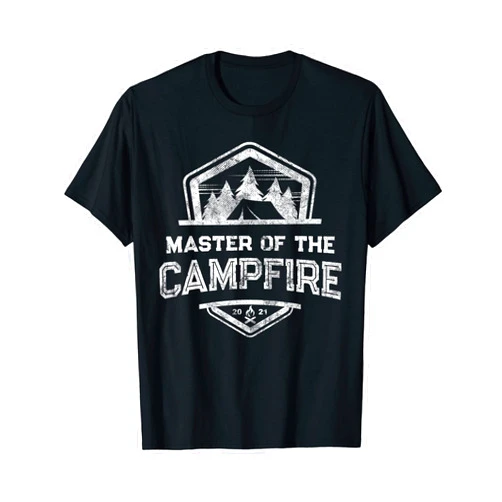 I'm The Masked Director That's Why MASTER of CAMPFIRE Hiking King Camping Life Camp Leader T-Shirt