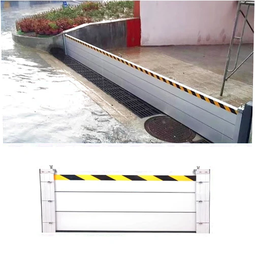 CHZDPP Reusable Garage Flood Protection Barrier, Houses Entrances Anti-Flood Barrier for Flood Prevention, Anti-Flood Wall for Flooding Outdoor Reusable(125x60cm/4.1x2ft)