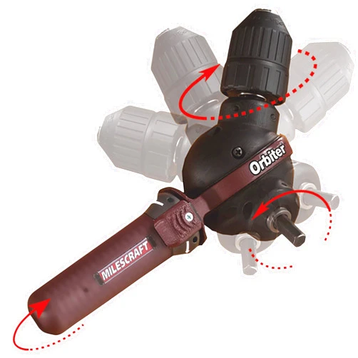 Milescraft 1300 Orbiter - Any Angle Drilling and Driving Power Drill Attachment