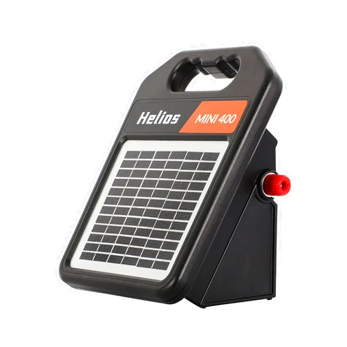 ANDMON MINI400 20 Miles Solar Electric Fence Charger with Day/Night Mode 0.3J Output Energy Electric Fence Energizer