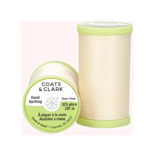 Mez Coats Thread & Zippers Dual Duty Plus Hand Quilting Thread, 325-Yard, Cream