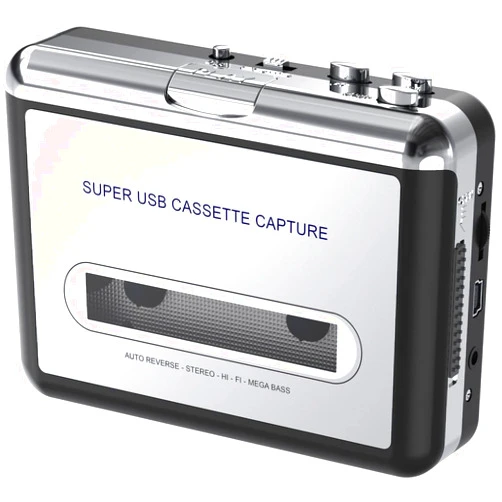 DigitNowCassette Tape To CD Converter Via USB,Portable Cassette Player Capture Audio Music Compatible With Laptop and Personal Computer, Convert Walkman Tape To MP3 Format