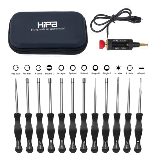 Hipa Pack-of-12 Carburetor Adjustment Tool Carb Adjusting Tool Kit for 2-Cycle Small Engine Poulan Husqvarna STIHL Echo Trimmer Weedeater Chainsaw