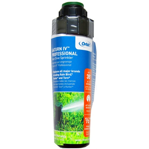 Orbit 55179 Saturn IV Pro Gear Drive Rotor Sprinkler Spray Head with Matched Precipitation