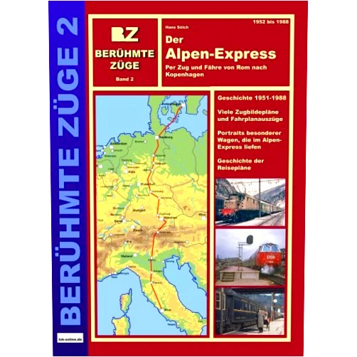 German Edition by Hans Sölch (Author) Der Alpen-Express: Per Zug und Fähre von Rom nach Kopenhagen
