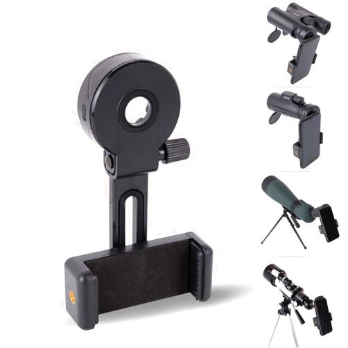 LUXUN Universal Cell Phone Photography Adapter Smart Phone Adapter Mount-Quick Smartphone Adapter Holder Clip Bracket for Binoculars Telescope Monocular Spotting Scope Microscope Accessories