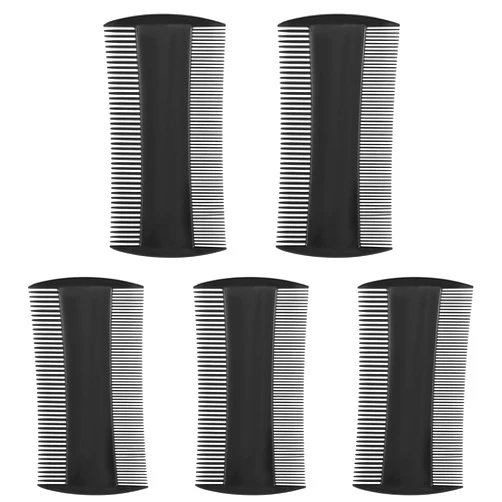 Apausvcm 5 Pack Double-Sided Pocket Comb, Beard Grooming & Mustache Comb for Men Dandruff Removal Hair Combs Everyday Combs for Hair Tangle Free