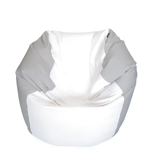 E-SeaRider Round Marine Beanbag (Medium, Multi) (White/Grey)