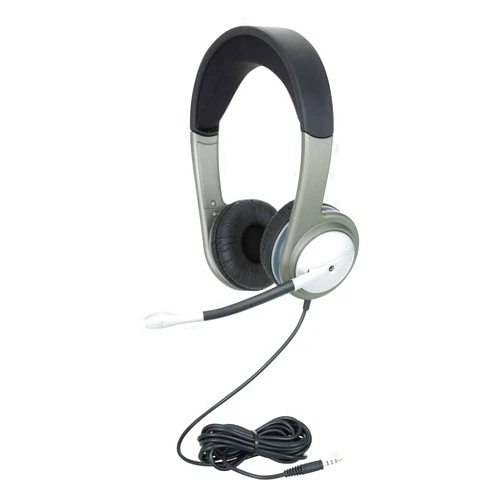 Egghead EGG-IAG-3002TRSS-10-PK-SO Mobile-Ready Multimedia Headset W/Boom Microphone (Pack of 10)