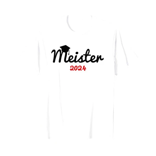 Meisterprüfung Meisterbrief Meister Schule 2024 2024 Master Graduation Passed Gift Meitertitel T-Shirt