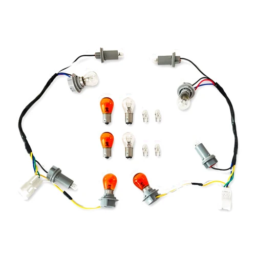 EAYBOMC Tail Lamp Holder and Wiring with 16 Halogen Bulbs Compatible with Hyundai Sonata 2011 2012 2013 2014, Exterior, Rear Replace OEM 92450-3Q000 92450 3q000 (2PCS)