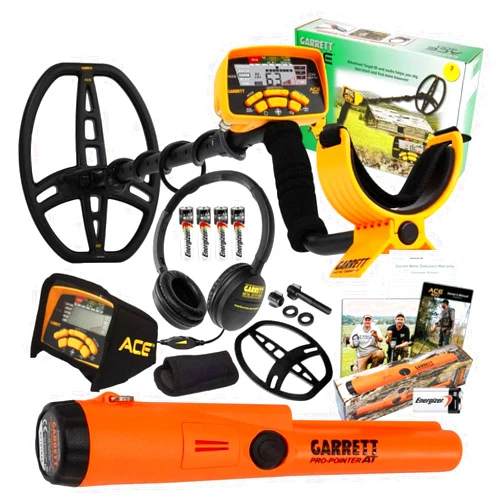 Garrett Metal Detectors Garrett ACE 400 Metal Detector with Pro Pointer at and ClearSound Headphones