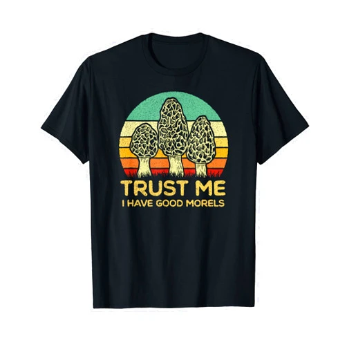 Morel Mushroom Shirt Supply Morel Mushroom Shirt Funny Foraging Morels Hunters T-Shirt T-Shirt