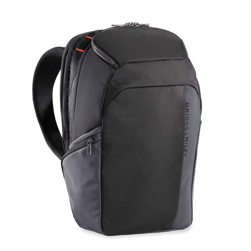 Briggs & Riley Cargo Backpack - Carry On Travel Backpack for Women & Men, Personal Item Bag, Self-Repairing Zippers, Padded Straps, Fits up to 15