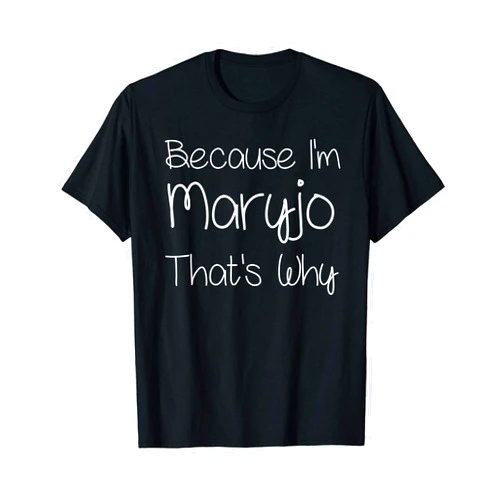 Custom Mother Christmas Mom Girl Wife First Names MARYJO Funny Personalized Birthday Women Name Gift Idea T-Shirt