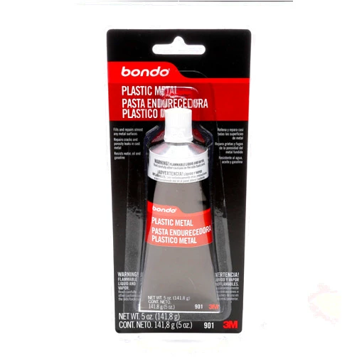 3M Bondo Plastic Metal, Seals & Fills Almost Any Metal Surface for Durability & Longevity, 5 oz.