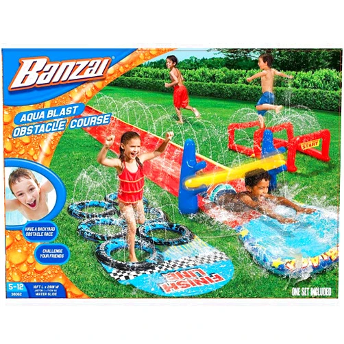 Banzai Aqua Blast Obstacle Course
