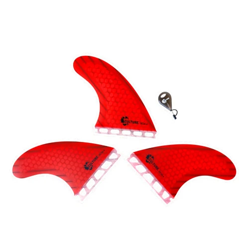 Culture Supply Signature RTM Honeycomb Tri Fin Surfboard Fin Sets - 5 Colors | 3 Sizes