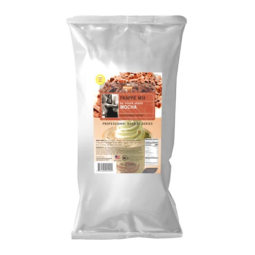 MOCAFÉ MOCAFE Low Sugar Mocha Powder, Instant ice blended coffee frappe powder, 3lb bulk bag