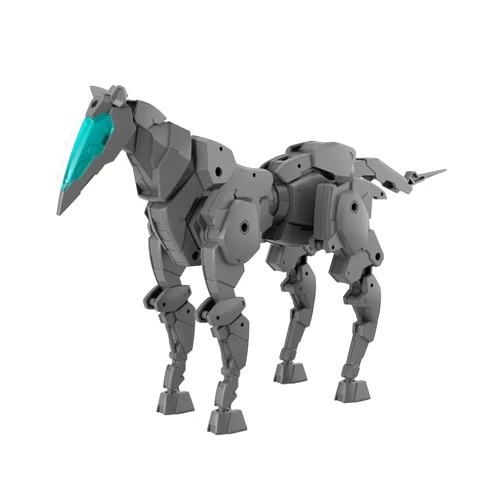 BANDAI SPIRITS Bandai Hobby - 30 Minute Missions - #16 Extended Armament Vehicle (Horse Mecha ver.) [Dark Gray], Bandai Spirits 30 MM 1/144 Model Kit