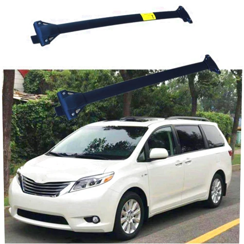 Auto Prich fits for Sienna 2011-2020 Cross bar Crossbar roof Rail Rack Stainless Steel