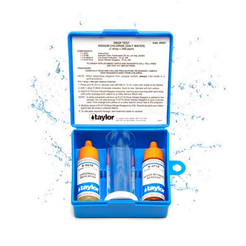 TAYLOR TECHNOLOGIES INC K-1766 DROP TEST CHLORIDE SALT WATER