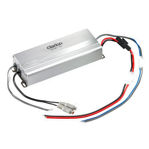 Clarion XC2110 400w Peak Ultra Compact Monoblock XC Series Micro Class D Marine Amplifier,Black