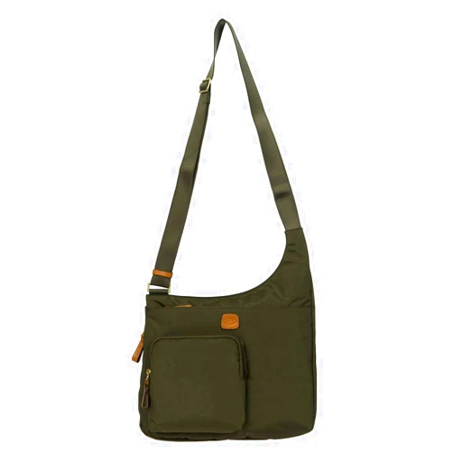 Bric's 2.0 X-Bag Hipster Envelope - One Size Shoulder Bag for Women - Travel Purse - Olive