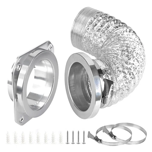 Honabg Magnetic Dryer Vent Coupling Connector Kit - DV180 Airtight Seal, Quick Connect, Includes 4