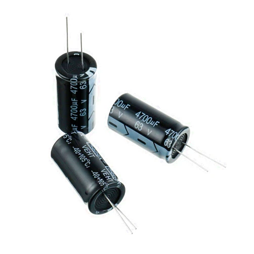 BOJACK 22X40 mm 4700 uF 63 V 4700 MFD ±20% Aluminum Electrolytic Capacitors(Pack of 5 Pcs)