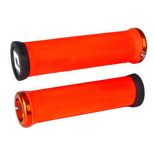 Old Dutch International ODI MTB Elite Motion Lock On 2.1 D33MTO-O Grips 130 mm Clamp Rings Orange