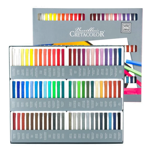 CRETACOLOR Carré Pastel Set, 72 Count (Pack of 1), Multi