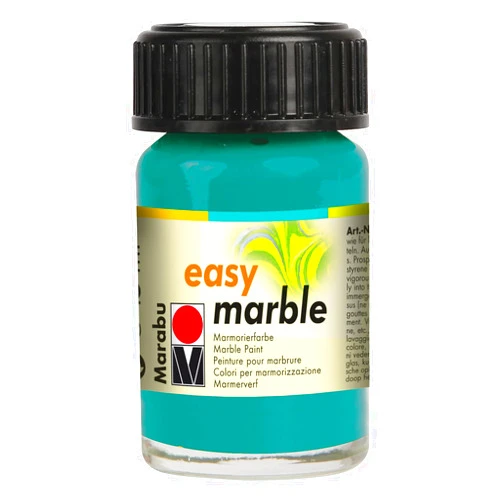 Marabu Easy Marble, 15ml bottle, Color 098 Turquoise (13059039098)